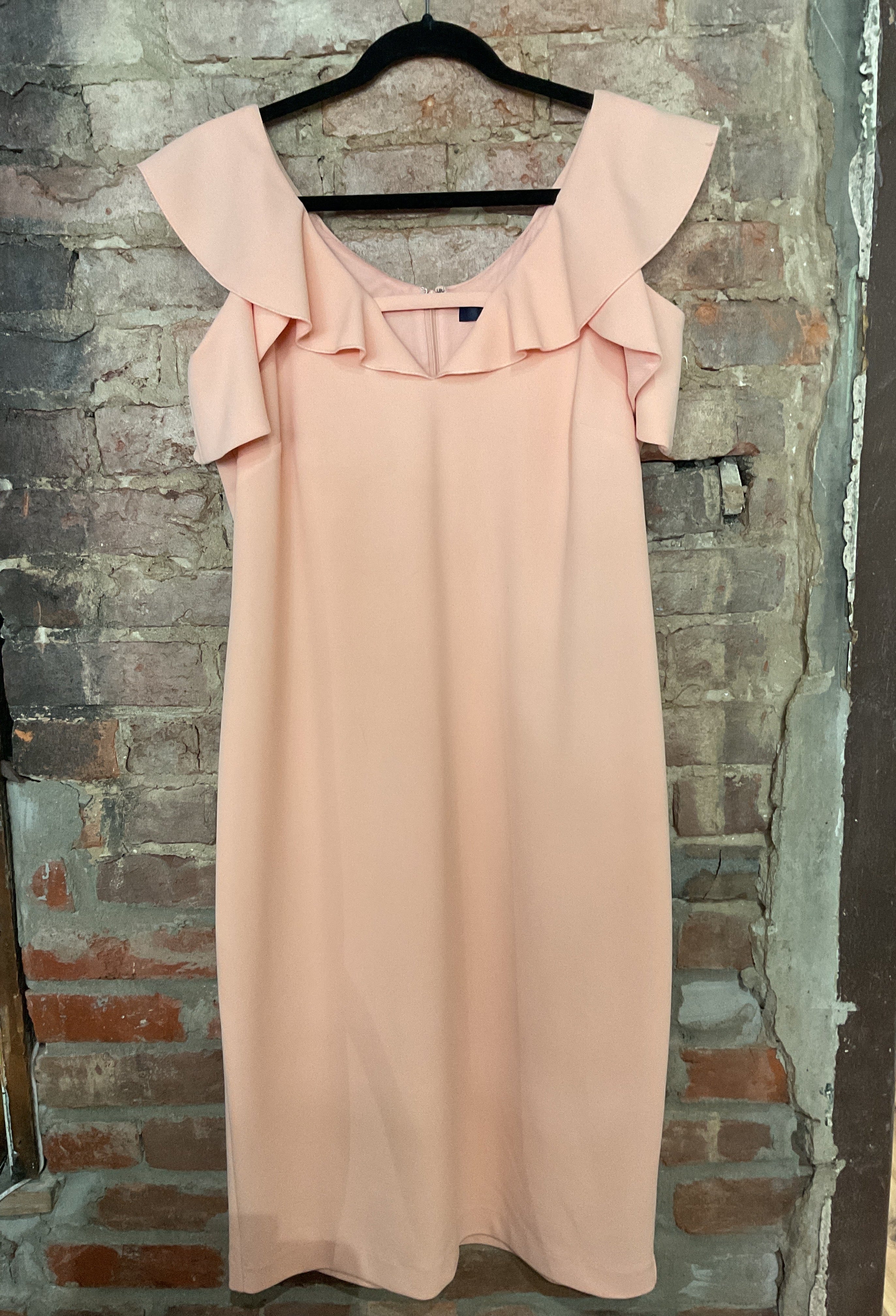 Peach Ruffle Rachel Roy Dress - 16