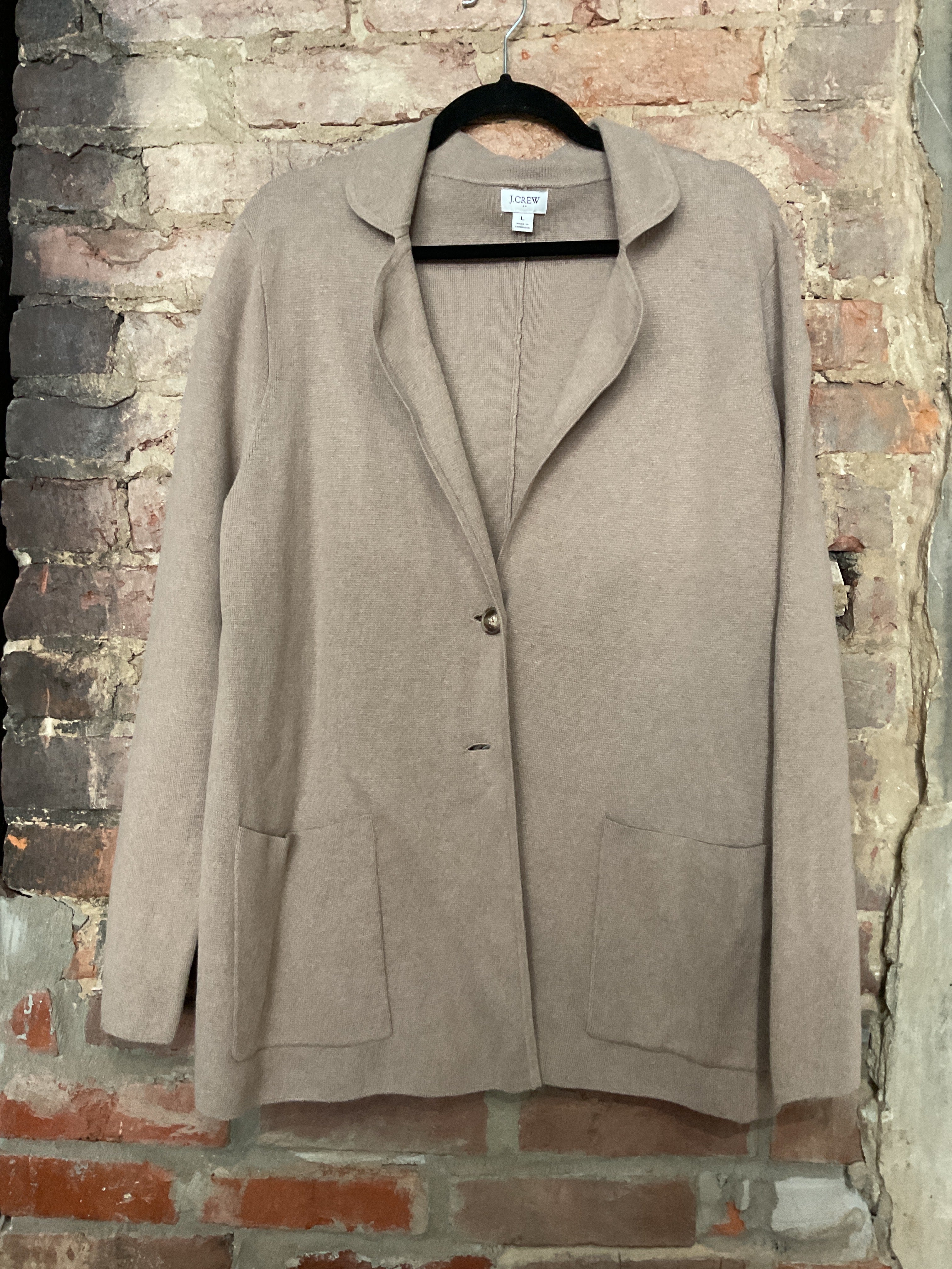J. Crew Coatigan Cardigan Sweater - L