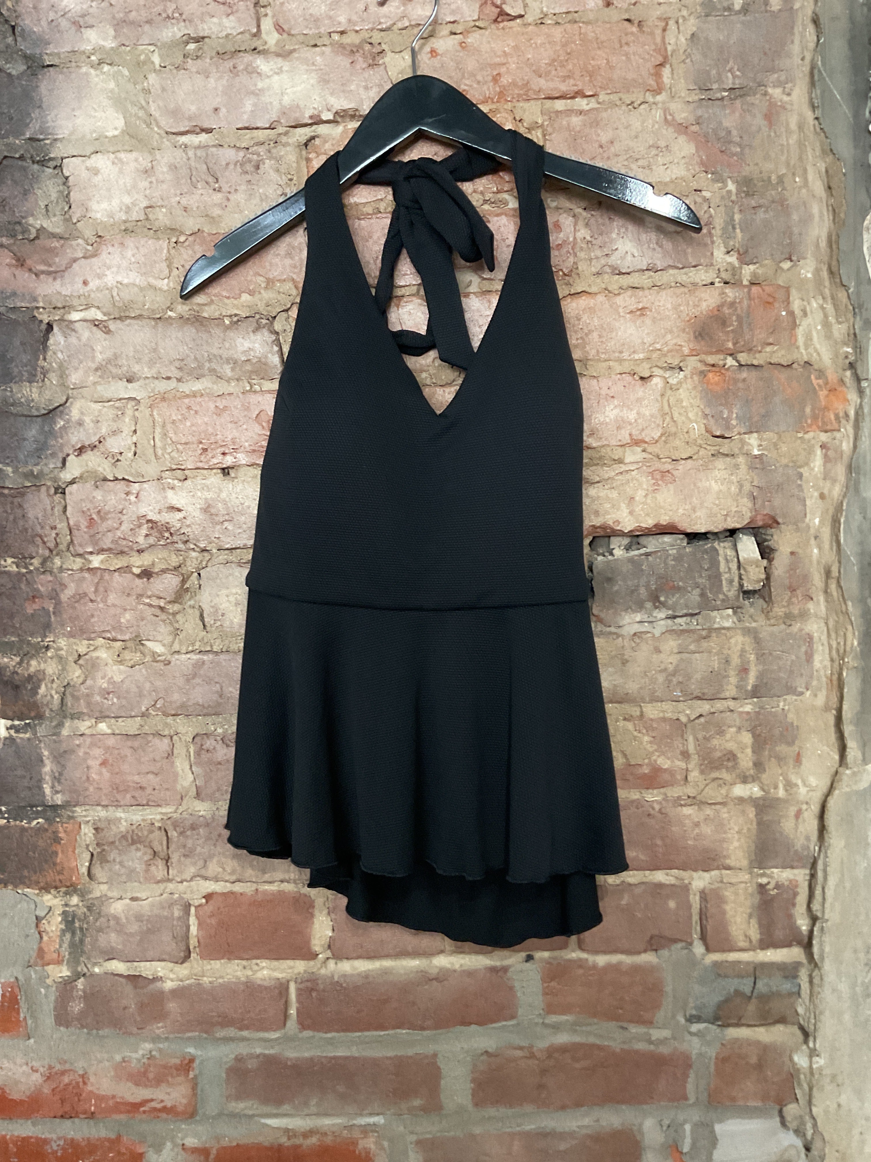 NWT SPANX Pique Halter Tankini Top - XL