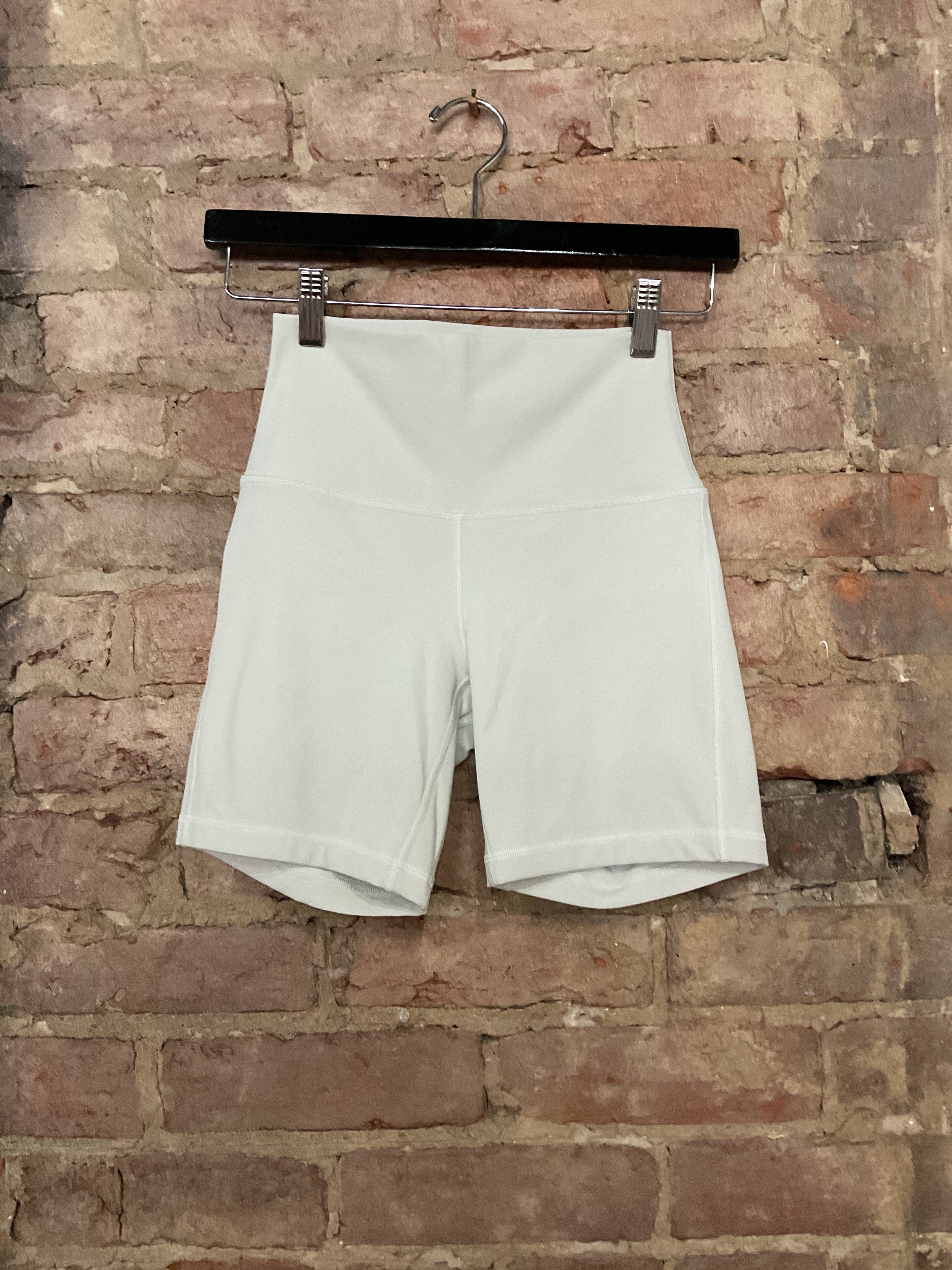 Lululemon Cream Biker Shorts 4