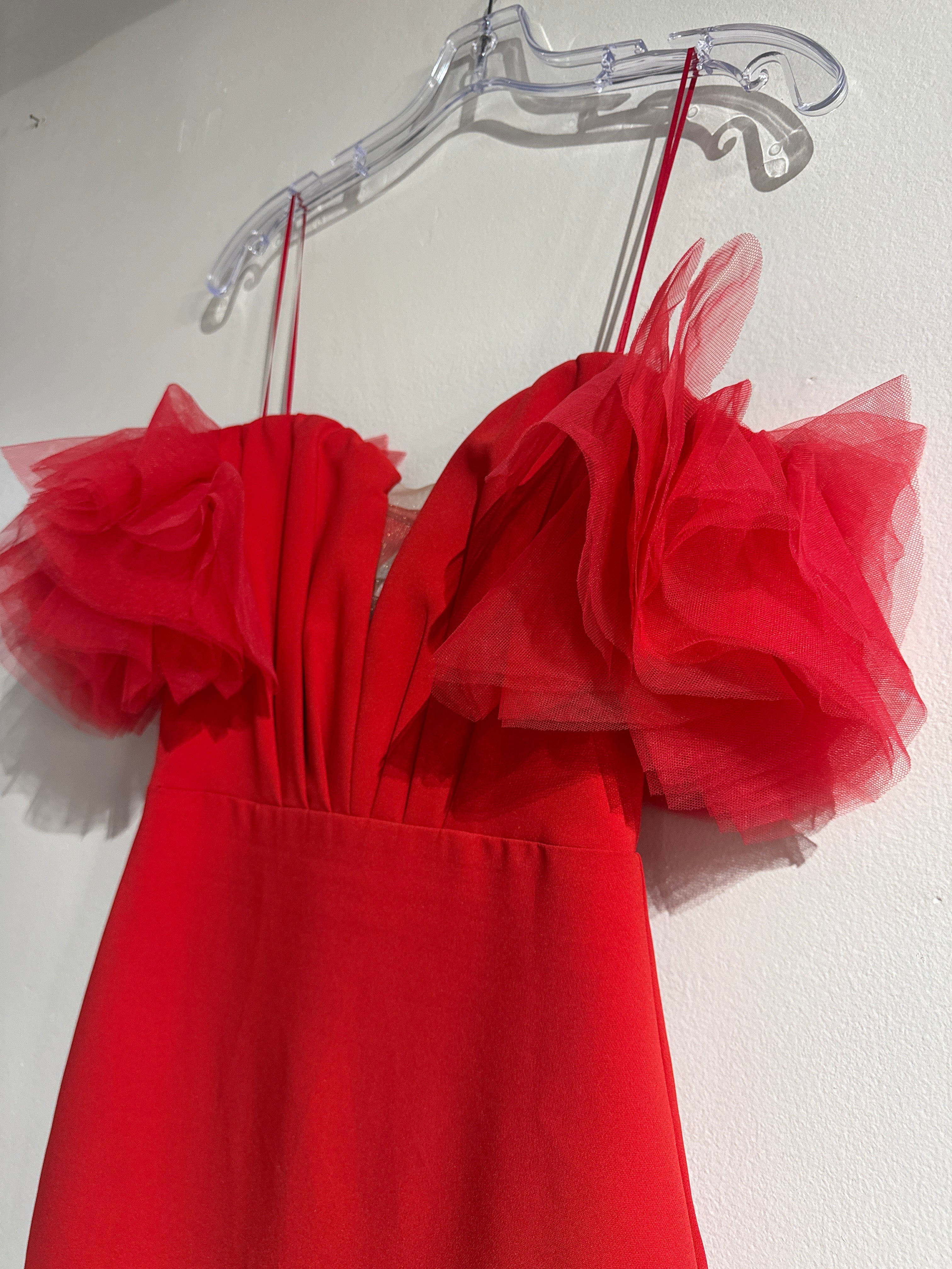 Barbie Girl Dress - Solid Red