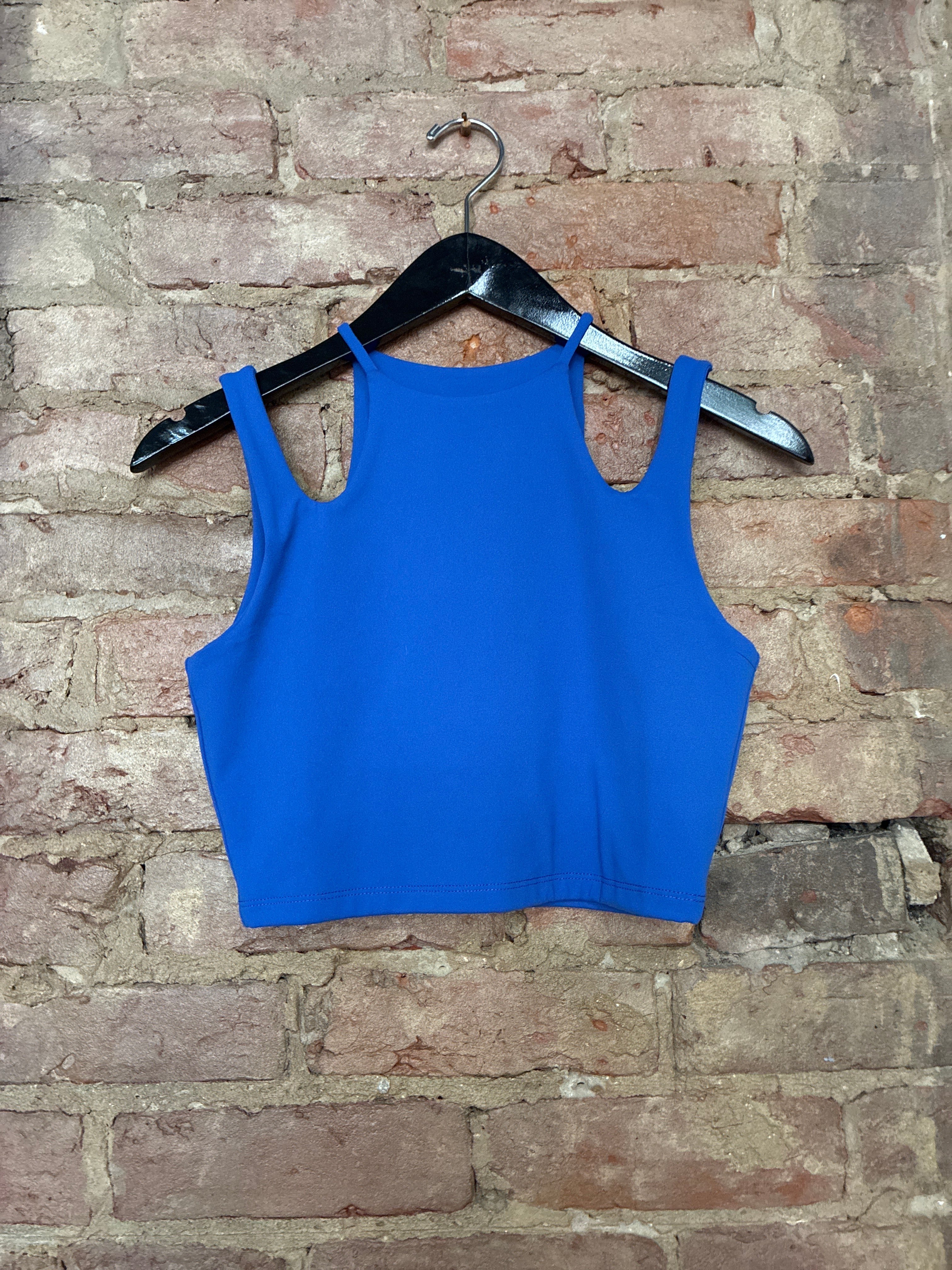 Susana Monaco Royal Blue Crop Tank