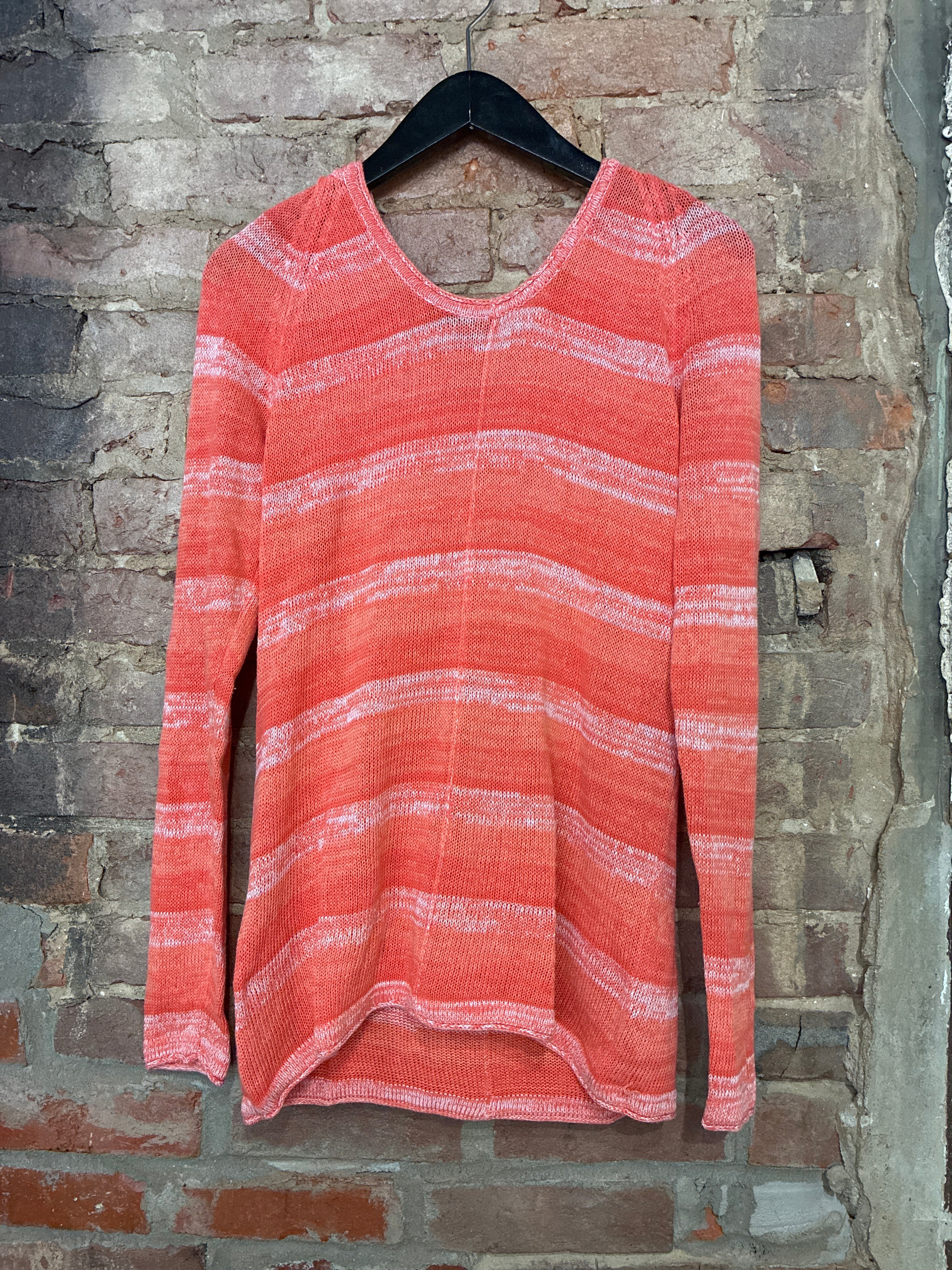 Tommy Bahama Orange Hooded Summer Sweater - S