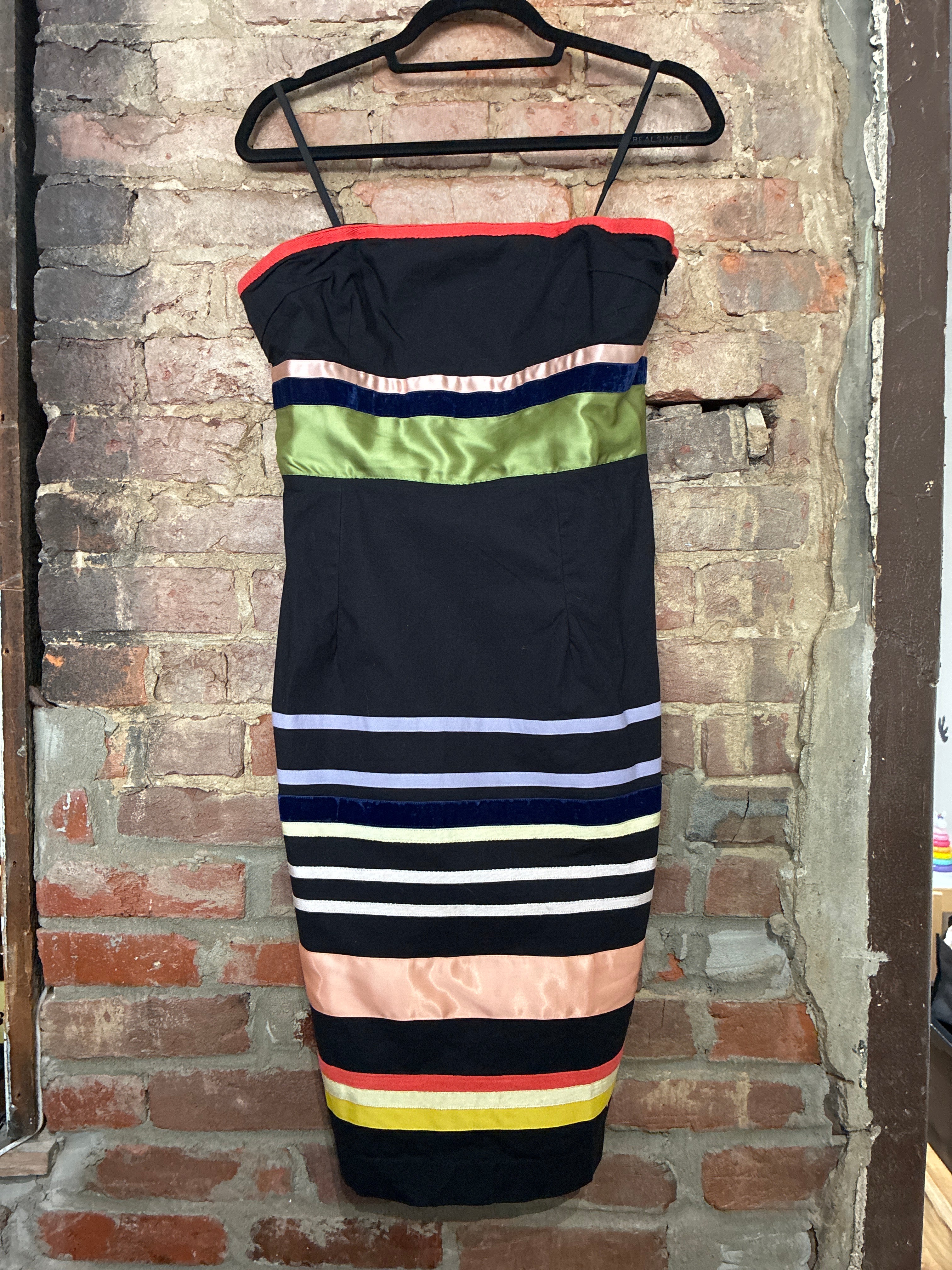 NWT Anthropology Poplin Stripe Midi - Medium Petite
