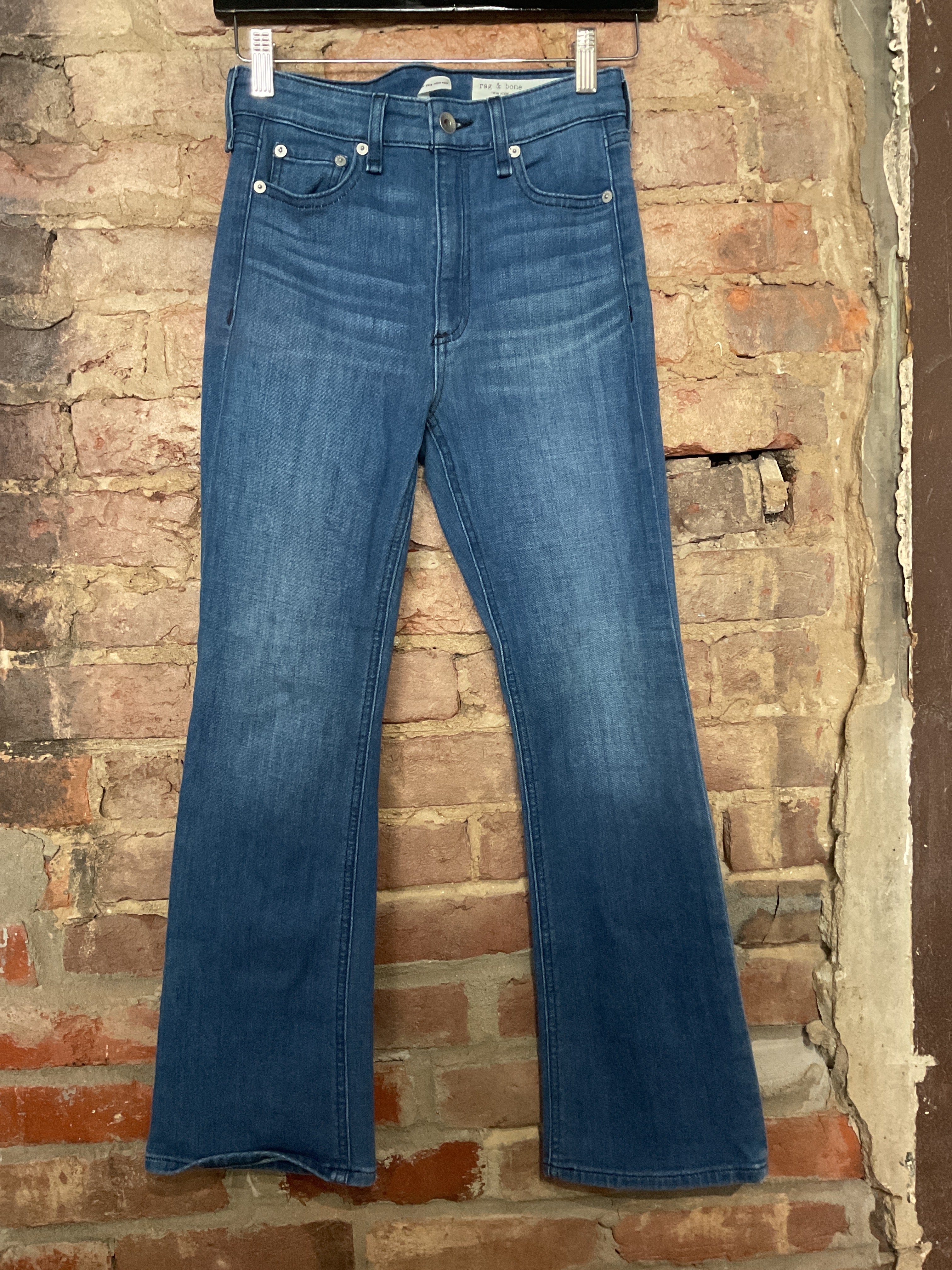 rag&bone Nina High Rise Ankle Flare Jeans 24