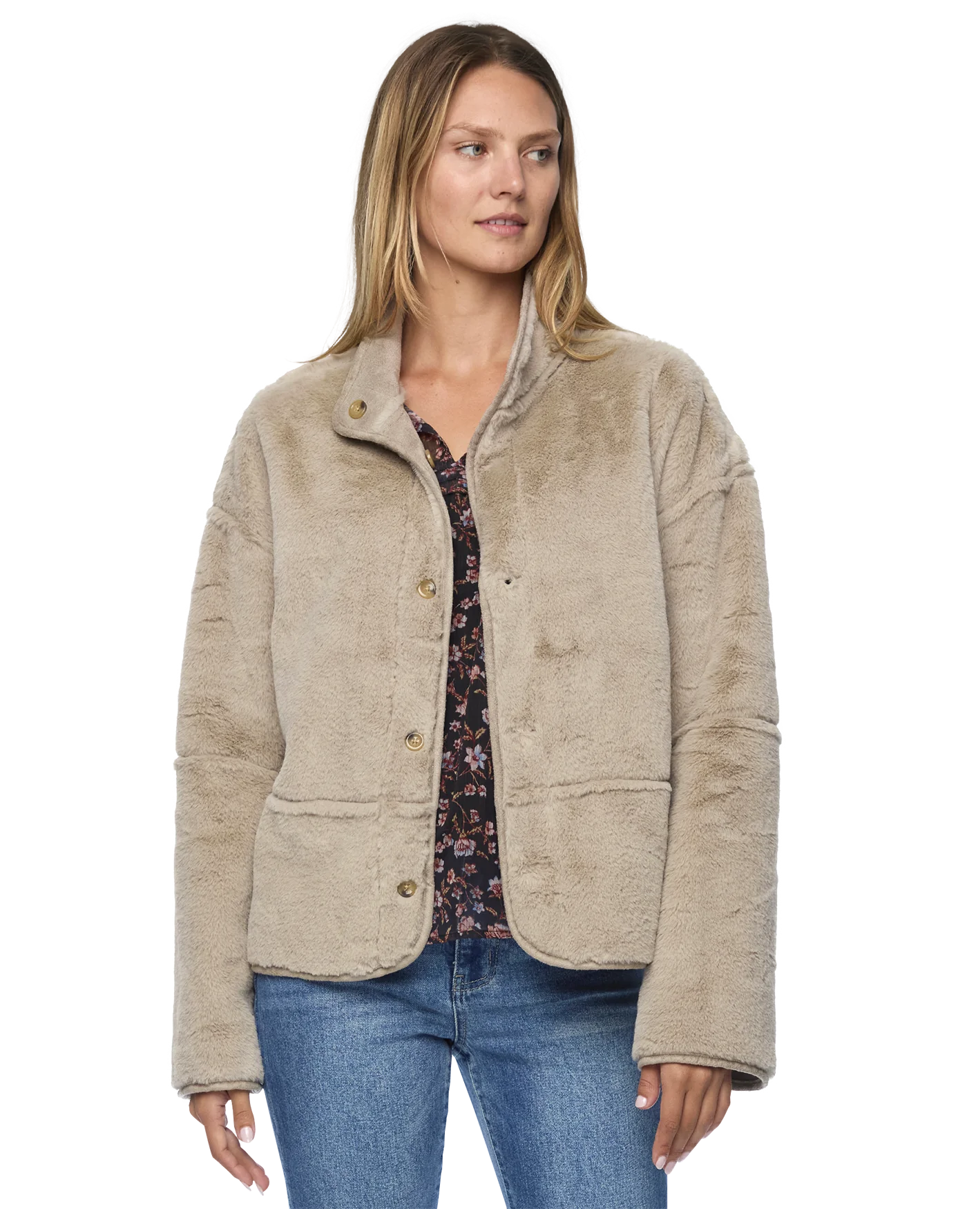 Pennington Reversible Faux Fur Jacket