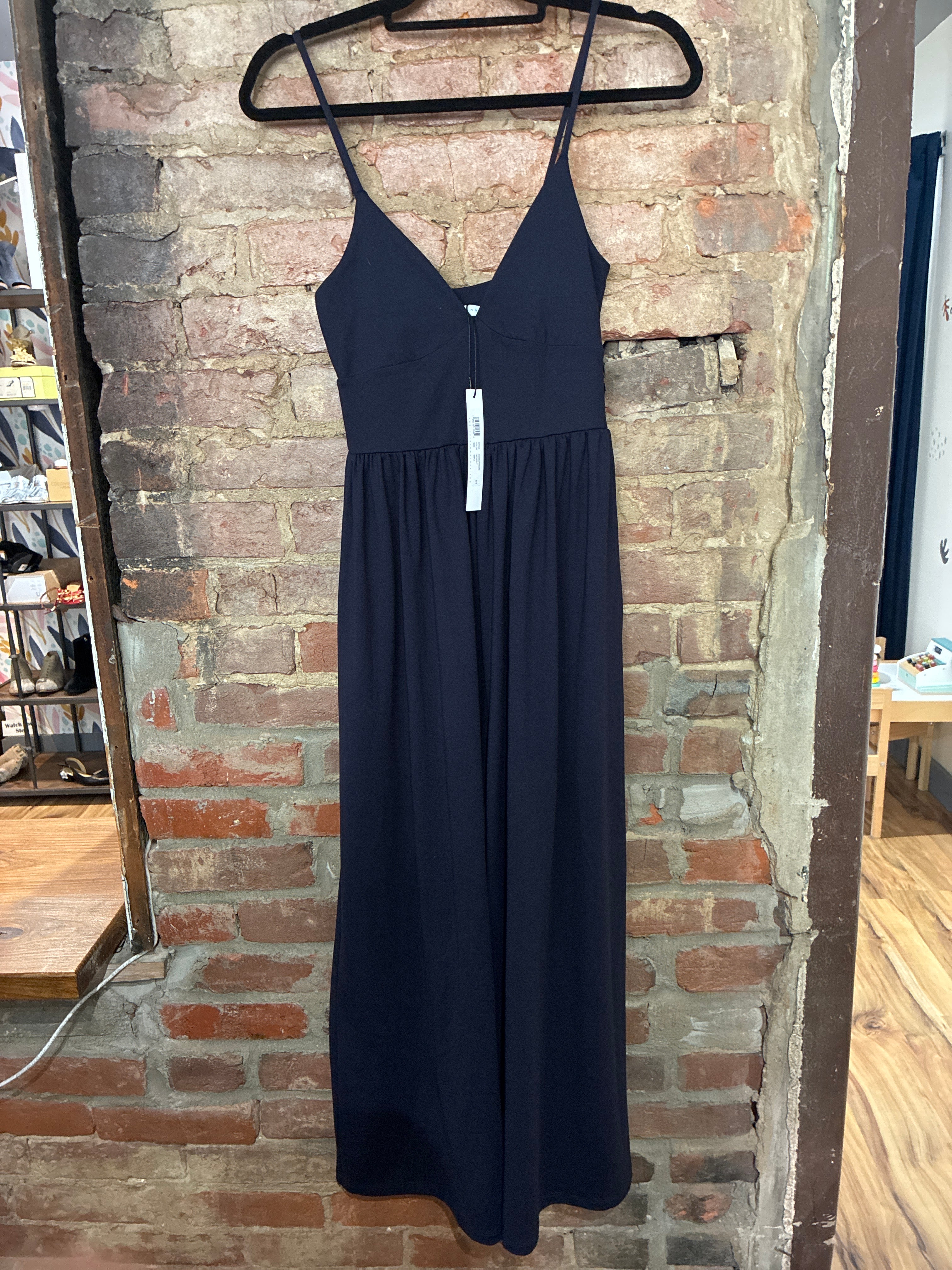 Susana Monaco Slip To Jumpsuit Navy