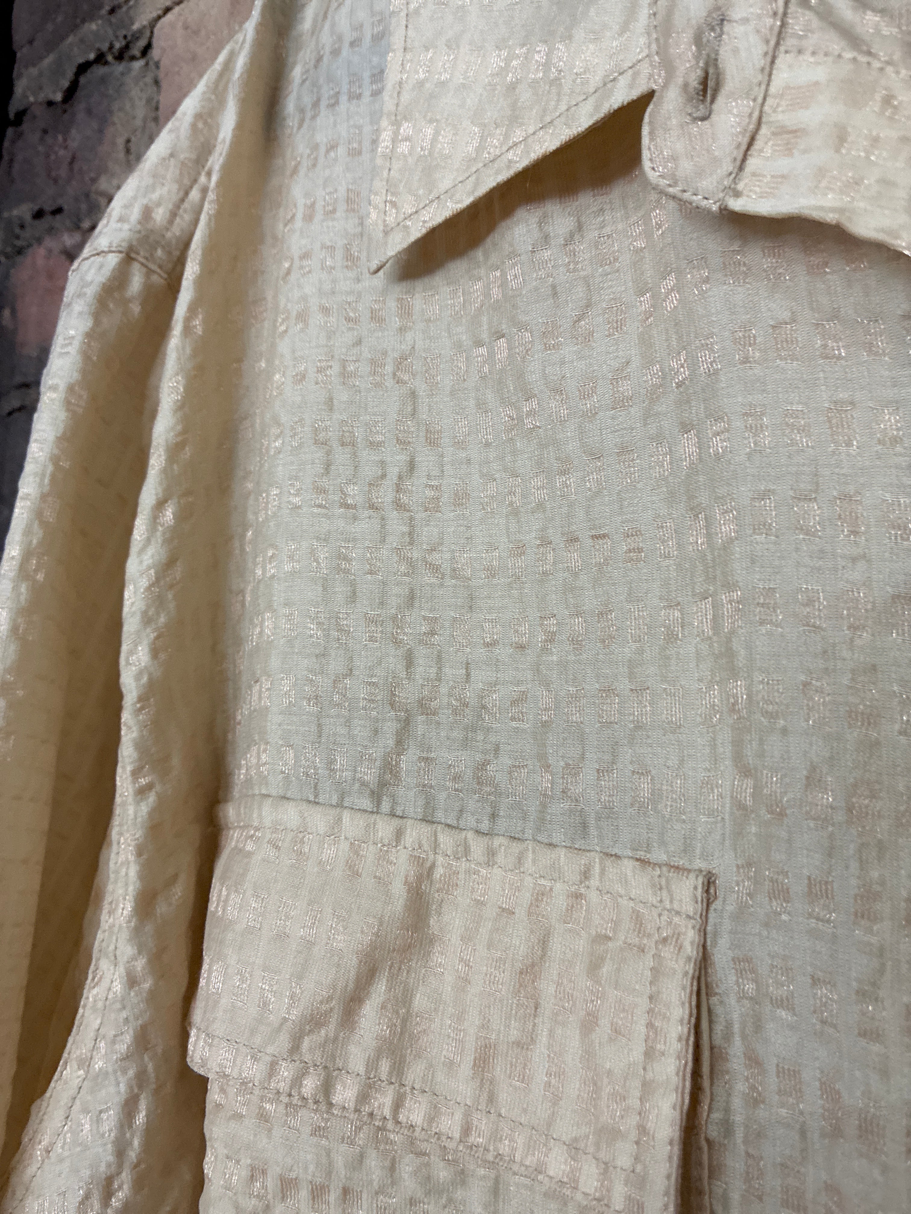 Future Collective Gold Textured Shirt XL