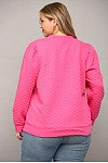 Load image into Gallery viewer, EMBOSSED FABRIC SWEATER