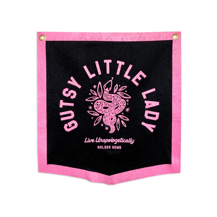 Gutsy Little Lady Pennant Banner