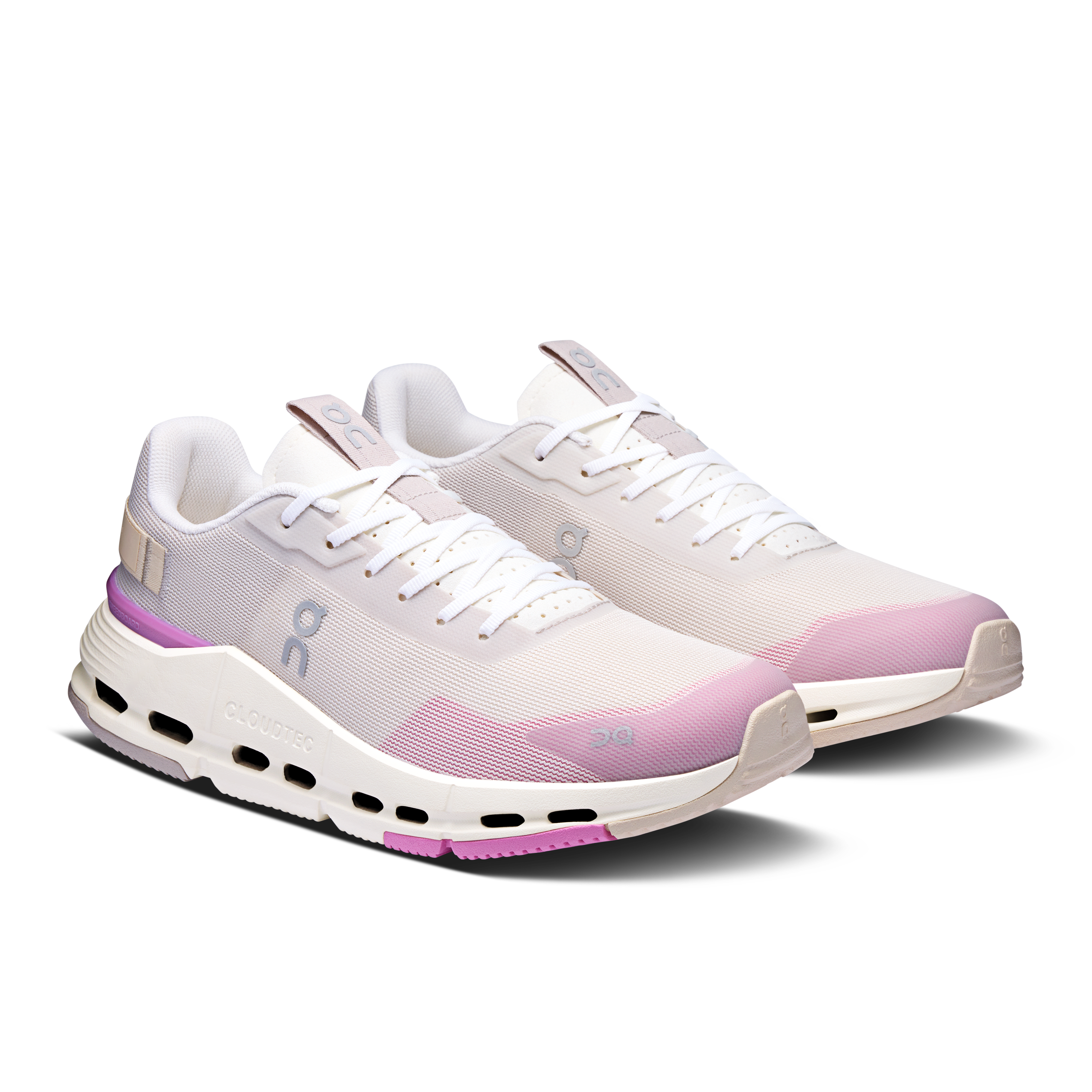 On Clouds in White & Pink