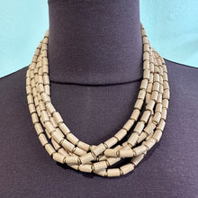 Load image into Gallery viewer, Beaded Wooden Layered Necklace