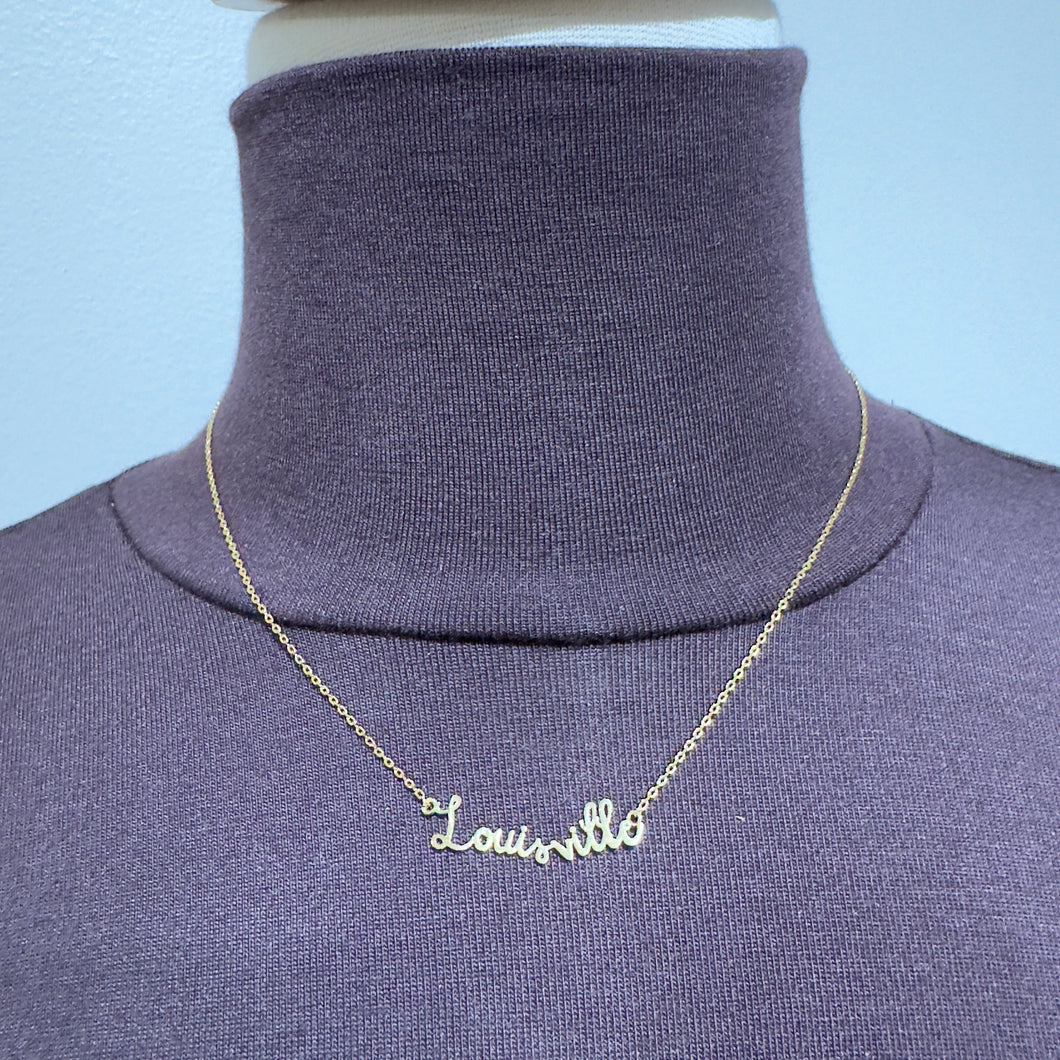 Gold Louisville Necklace