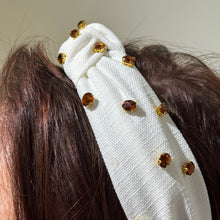 Load image into Gallery viewer, Crystal Knotted Headband