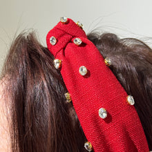 Load image into Gallery viewer, Crystal Knotted Headband