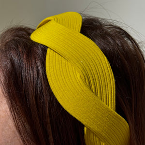 Yellow Twisted Headband