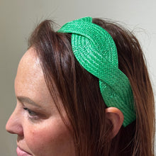 Load image into Gallery viewer, Kelly Green Woven Headband