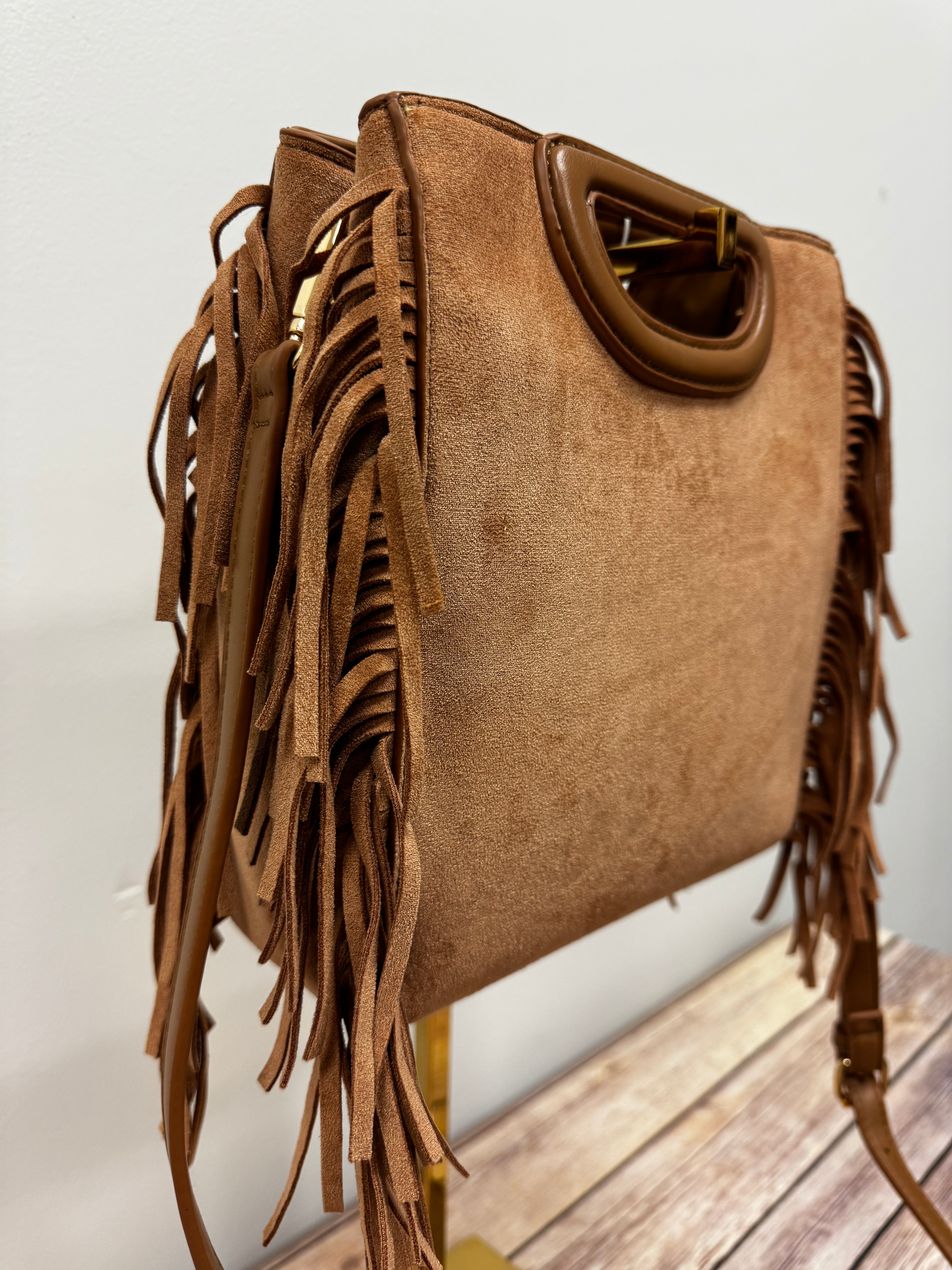 Fringe Crossbody Handbag