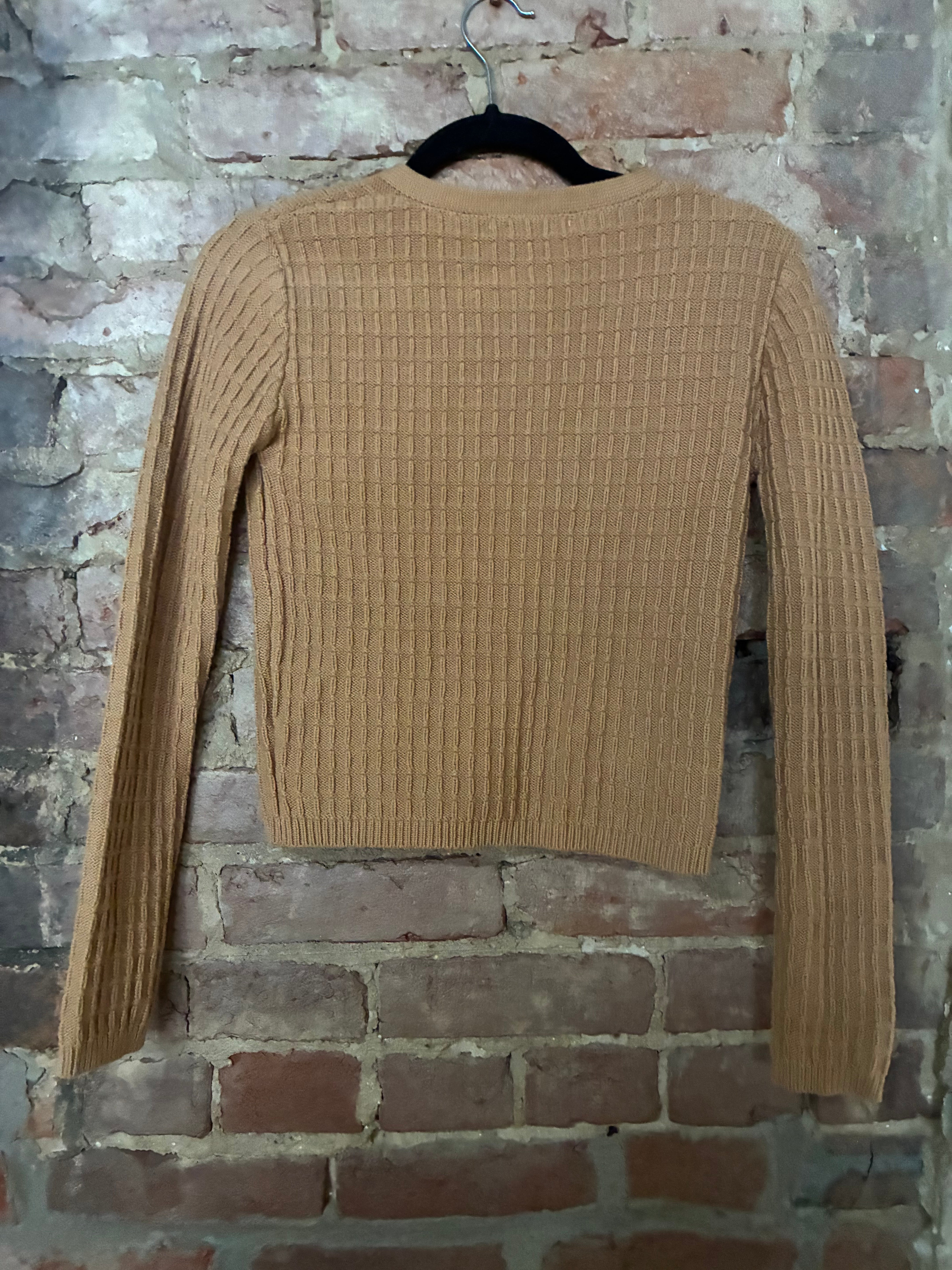 Heartloom Camel Lisa Cardigan XS