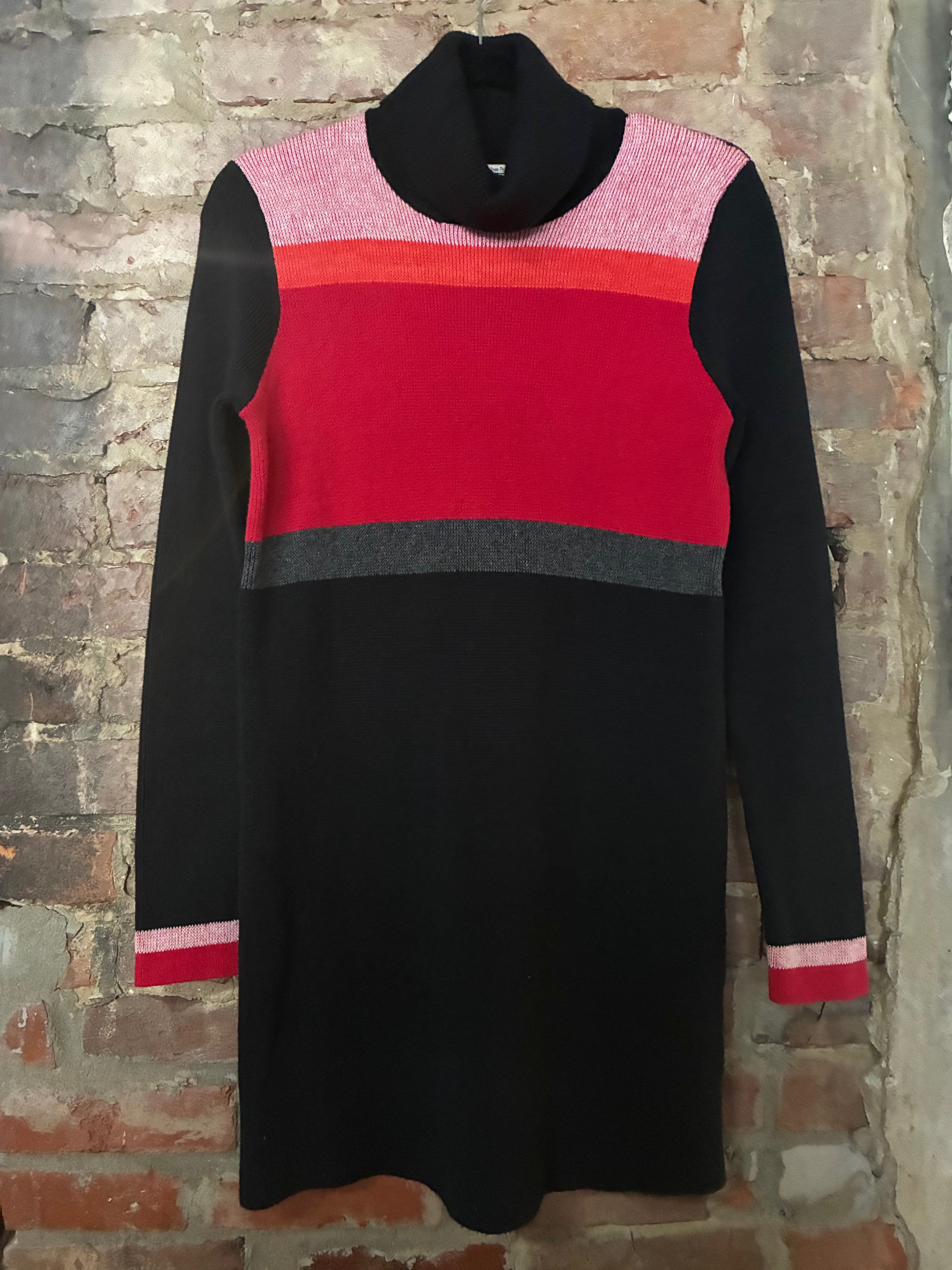 Free People Winter Break Turtleneck Sweater Dress S