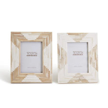 Load image into Gallery viewer, Marbleized Bone Frame  5x7