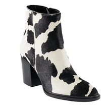 Load image into Gallery viewer, Cowprint Bootie