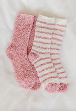 Load image into Gallery viewer, Z SUPPLY Plush Striped Socks (2-pack)