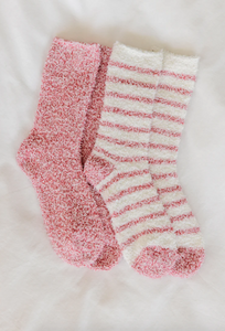 Z SUPPLY Plush Striped Socks (2-pack)