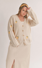 Load image into Gallery viewer, Esme Embroidered Lemon Cardigan