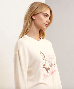 RELAXED CHAMPAGNE SWEATSHIRT