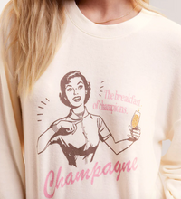 Load image into Gallery viewer, RELAXED CHAMPAGNE SWEATSHIRT