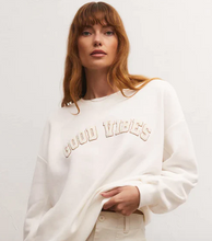 Load image into Gallery viewer, Z Supply Good Vibes Sweatshirt