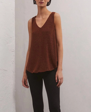 Load image into Gallery viewer, Vagabond Sparkle Tank In Chocolate