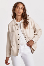 Load image into Gallery viewer, GINA SHIRT JACKET OAT MILK SUEDE