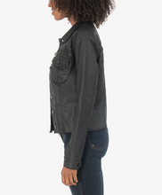 Load image into Gallery viewer, Kara Coated Leather Jacket
