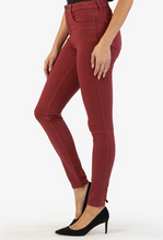 Load image into Gallery viewer, Mia High Rise Fab Ab Slim Fit Skinny (Bordeaux)