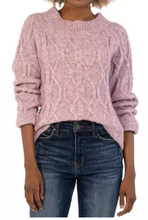 Load image into Gallery viewer, Eudora Cable Knit Pullover Sweater
