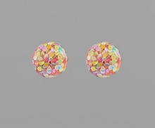 Load image into Gallery viewer, Glitter Flake Stud Earrings