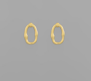 Oval Hall Earrings