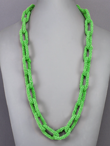 Long Bead Chain Necklace