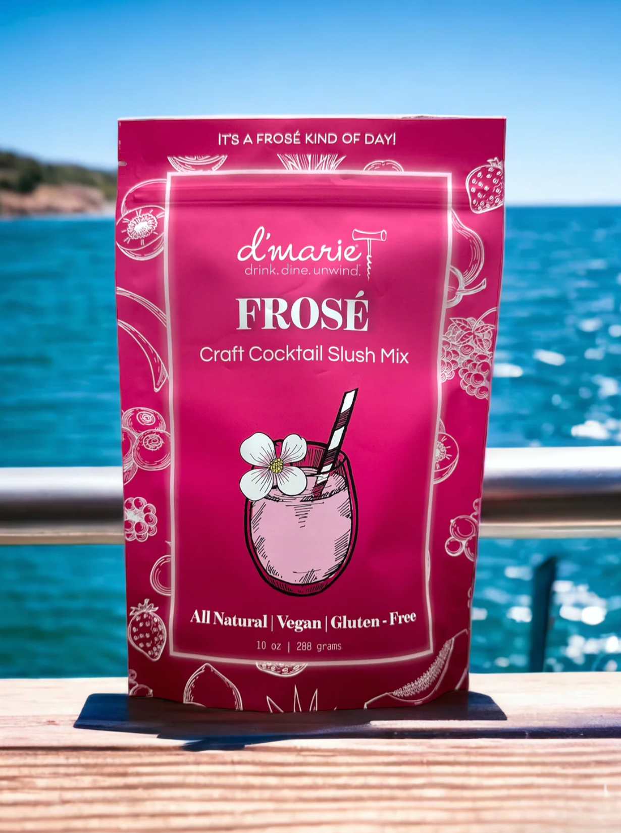 Frosé Cocktail Slush Mix D'Marie