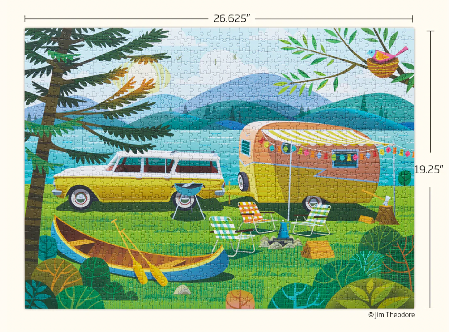 Happy Camper 1000 Piece Puzzle