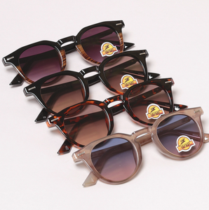 Bold Round Tinted Sunglasses