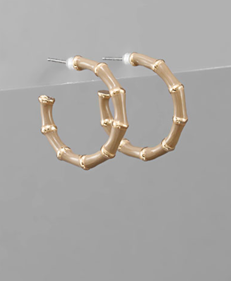 Epoxy Bamboo Hoops in 25mm