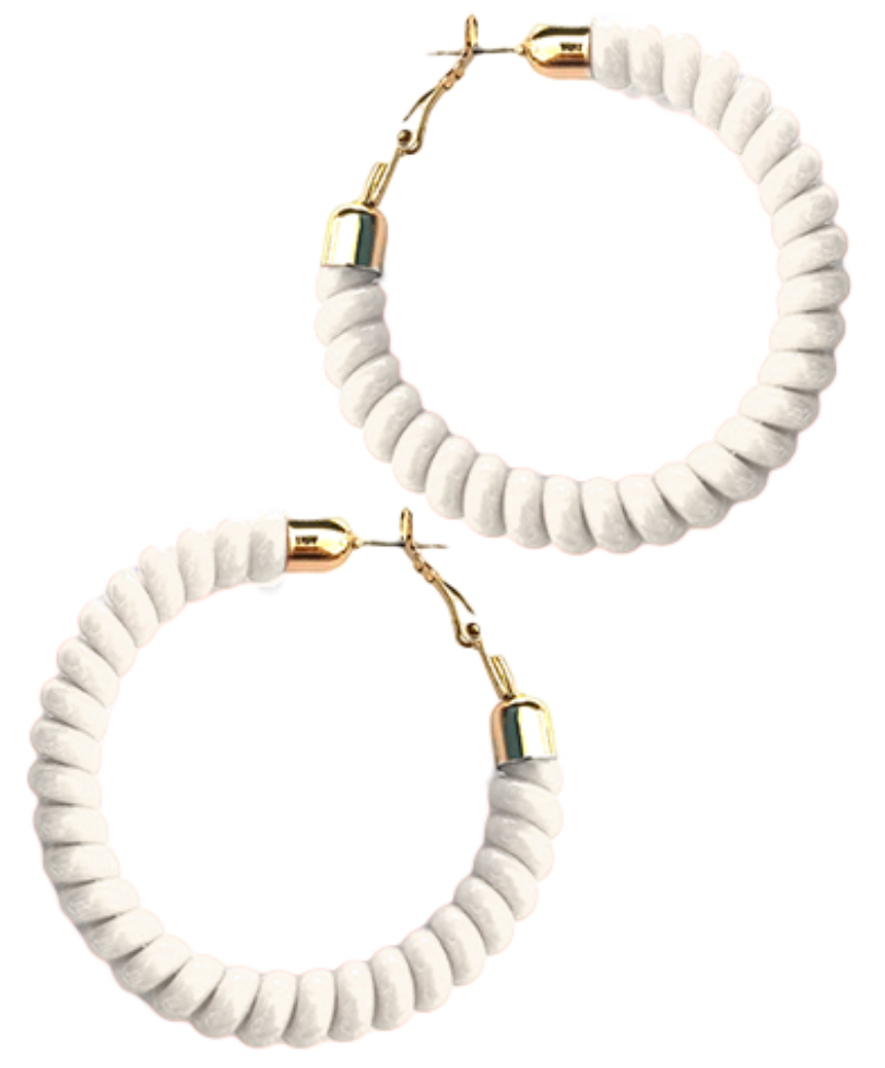 Cord Hoop Earrings