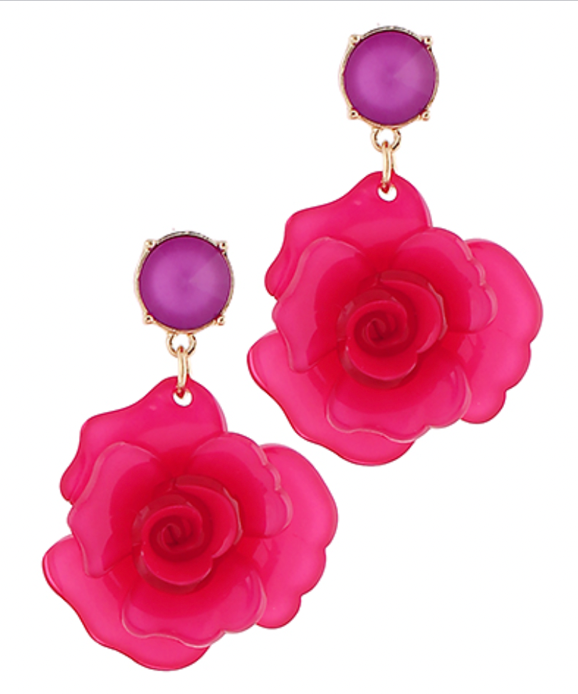 Flower Drop Earrings