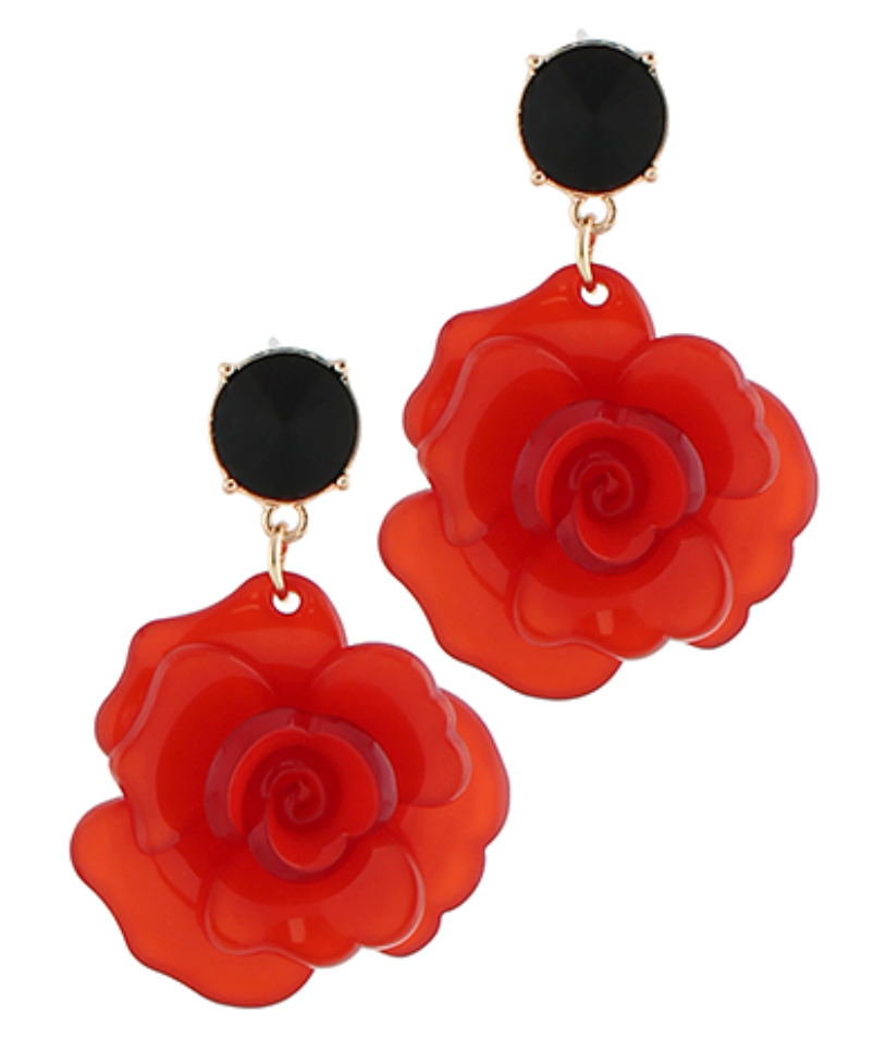 Flower Drop Earrings