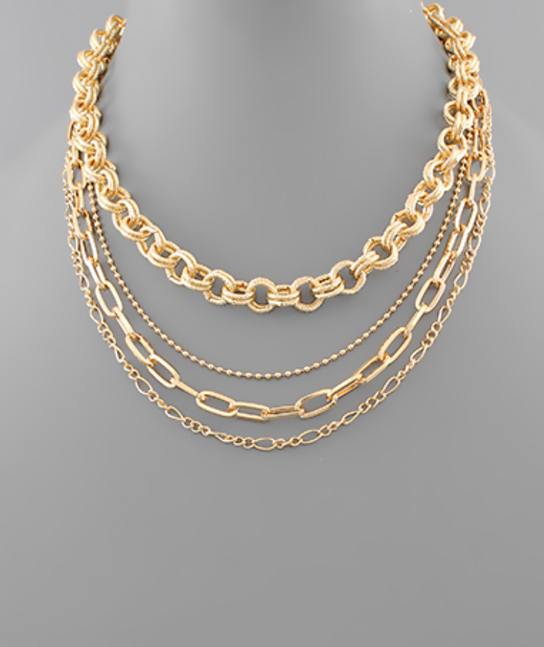 Four Row Necklace
