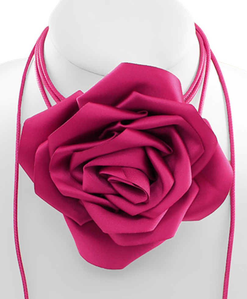 Flower Corsage Necklace