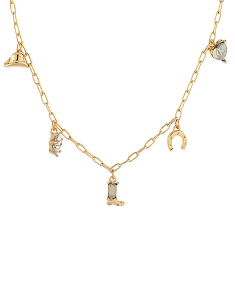 Small Charm Western Necklace